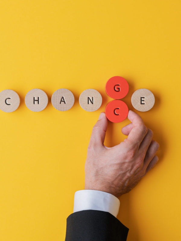 Changing the word Change into Chance