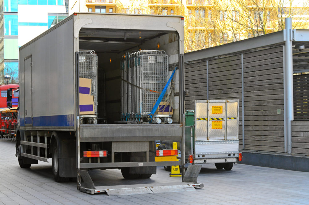 Delivery truck